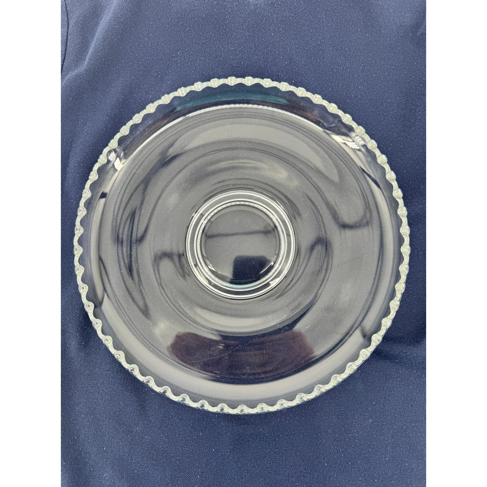Vintage Imperial Large Candlewick elegant glass Round Bowl 10in Perfect Cond